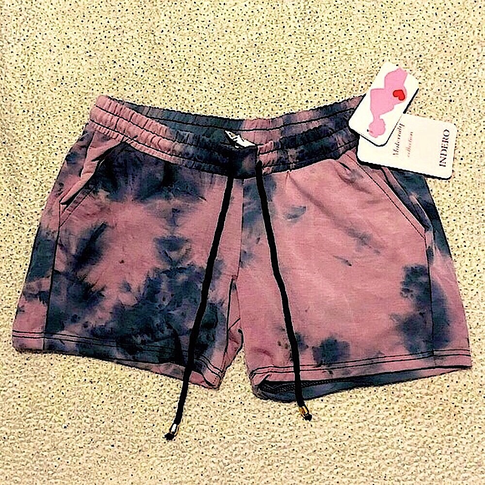 ✨HP!✨ NWT Purple Tie Dye Maternity Shorts